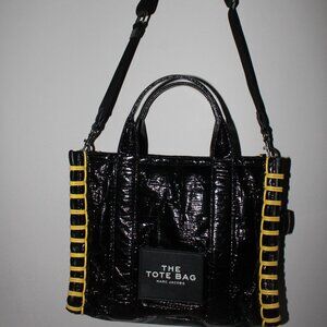Marc Jacobs Black/Yellow Tarp Medium The Tote Bag